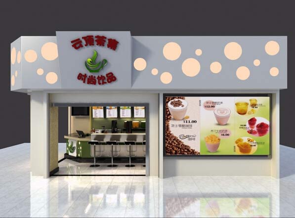 2016年最新、最全云頂奶茶店裝修設計效果圖