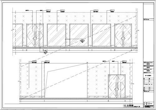 商場深化設計施工圖負一層立面圖10