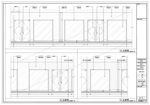 商場深化設計施工圖一層立面圖18-19