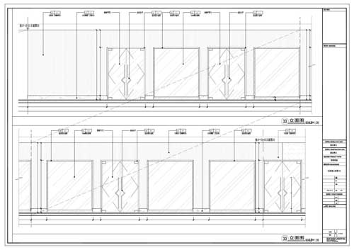 商場深化設計施工圖一層立面圖33