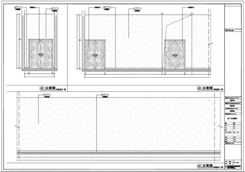 商場深化設計施工圖負一層立面圖52-23