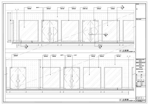 商場深化設計施工圖一層立面圖01