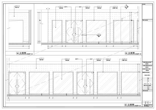 商場深化設計施工圖一層立面圖04-05