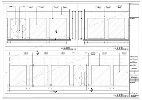 商場深化設計施工圖一層立面圖05-06