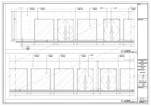 商場深化設計施工圖一層立面圖07