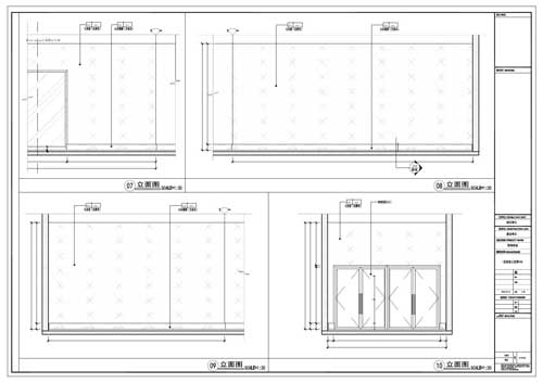 商場深化設計施工圖一層立面圖07-10
