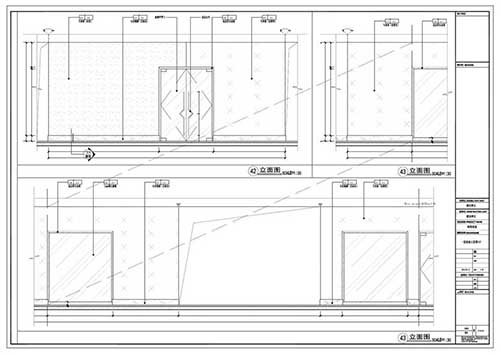 商場深化設計施工圖一層立面圖42-43