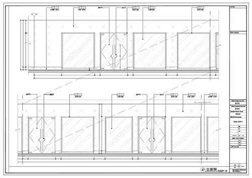 商場深化設計施工圖一層立面圖47