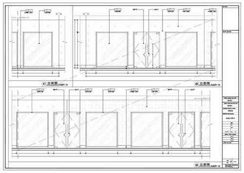 商場深化設計施工圖一層立面圖48