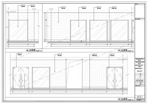 商場深化設計施工圖一層立面圖49