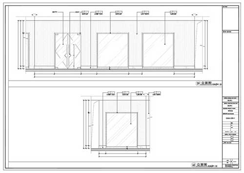商場深化設計施工圖一層立面圖59-60