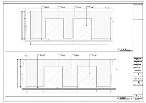 商場深化設計施工圖一層立面圖61-62