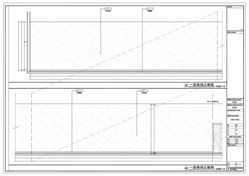 商場深化設計施工圖一層立面圖66