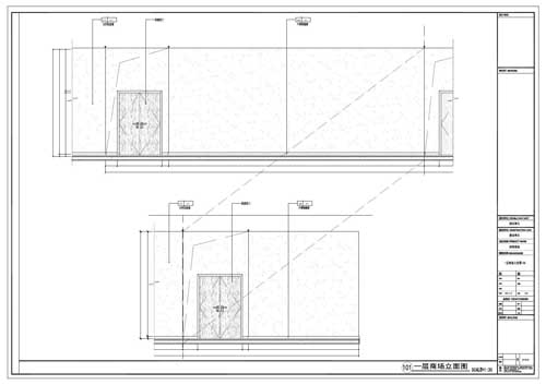 商場深化設計施工圖一層立面圖101
