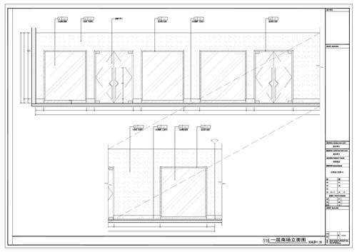 商場深化設計施工圖一層立面圖115