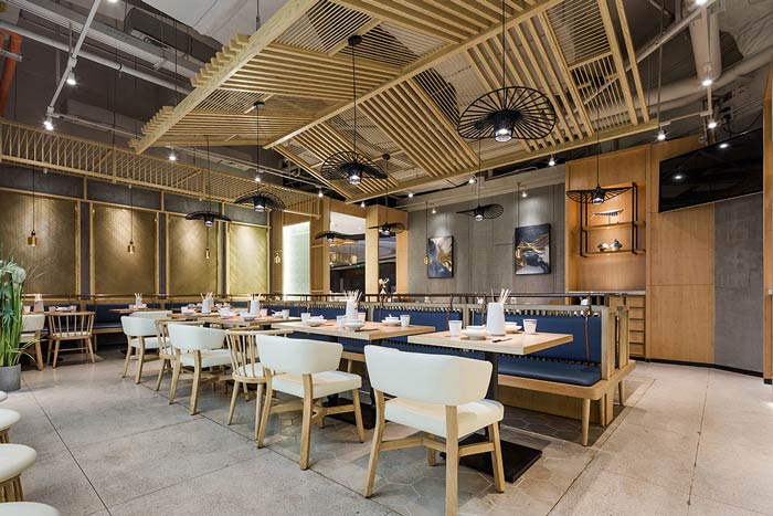 串串香小吃店燈光裝修設計效果圖