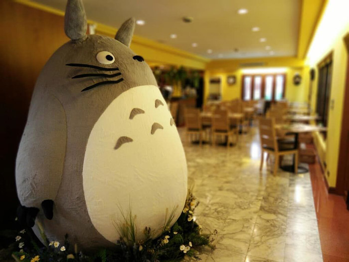 龍貓主題餐廳餐區裝修設計效果圖